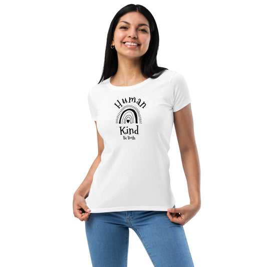 Human Kind Ladies Fitted Tee